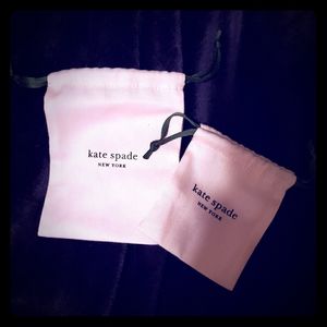 Small and large Kate Spade dust bags